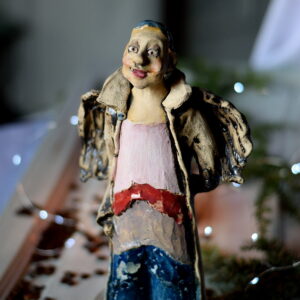 Anioł ceramiczny ręcznie wykonany