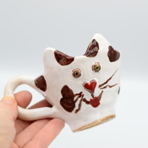 Mały kubek do espresso - kot.