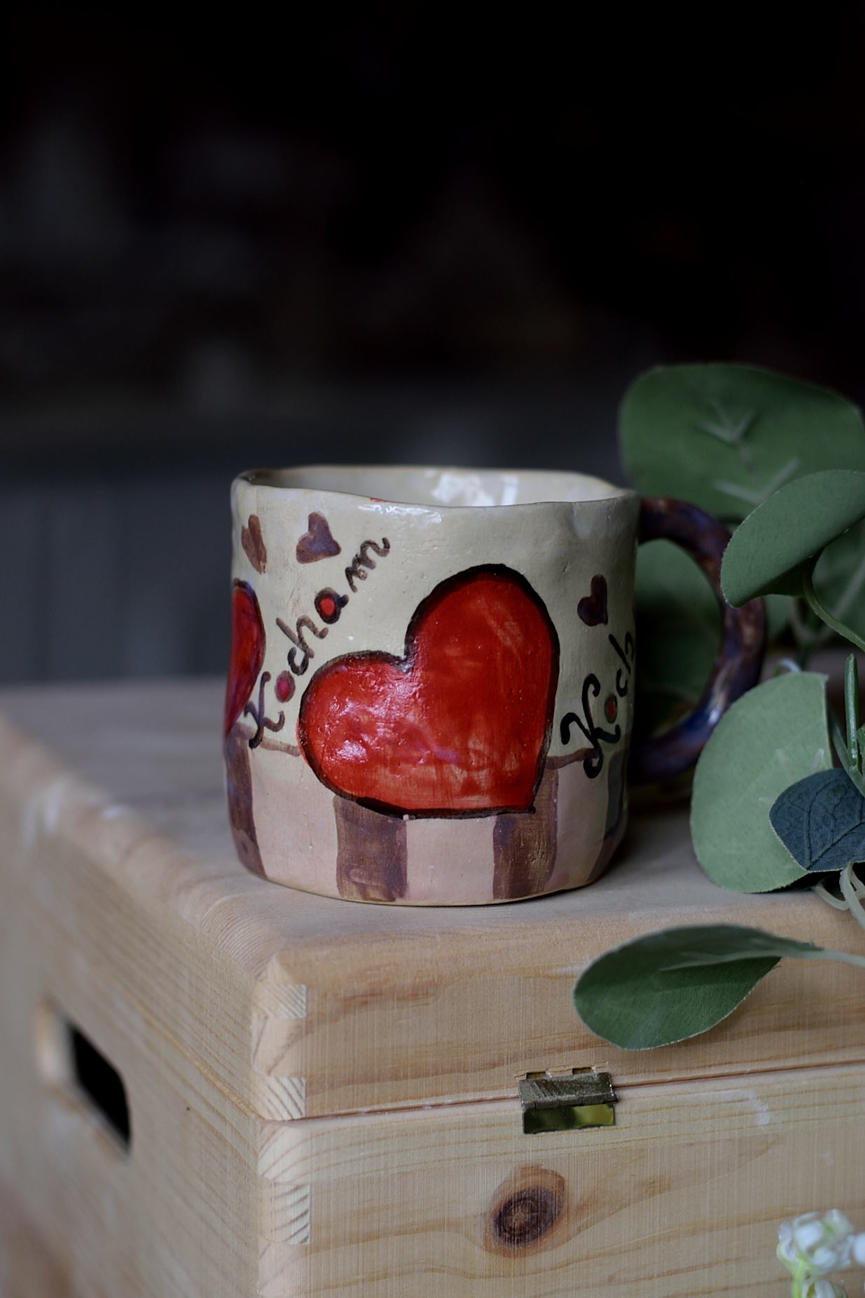 Ceramiczny kubek - kocham Cię! - obrazek 2