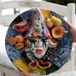 Maska ceramiczna- codzienność.